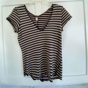 Free People “We The Free” Striped Tee